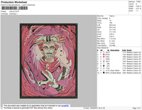 Sukuna Embroidery File 4 size