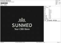 Sunmed Embroidery File 6 sizes