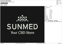 Sunmed Embroidery File 6 sizes