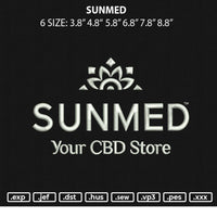Sunmed Embroidery File 6 sizes