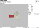 Mario Hand 02 Embroidery File 6 sizes