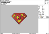 Ov Super Embroidery File 6 sizes