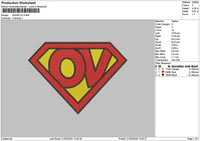 Ov Super Embroidery File 6 sizes
