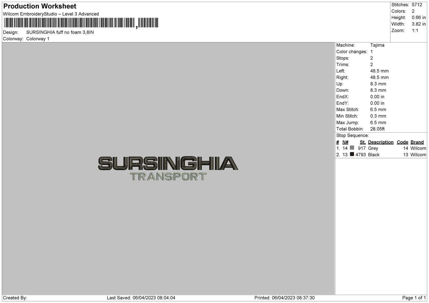 Sursinghia Puff Embroidery File 6 sizes