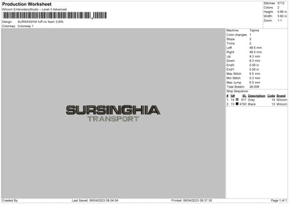 Sursinghia Puff Embroidery File 6 sizes