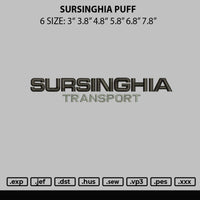 Sursinghia Puff Embroidery File 6 sizes