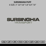 Sursinghia Puff Embroidery File 6 sizes