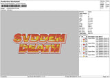 Svddentext Embroidery File 6 sizes