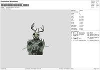 Sudden Dv2 Embroidery File 6 sizes