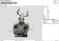 Sudden Dv2 Embroidery File 6 sizes