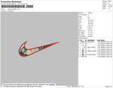 Swoosh Kakashi 04 Embroidery File 4 size