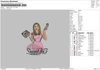 Sweets By J Embroidery File 5 sizes