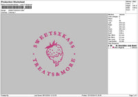 Sweetstext 02 Embroidery File 6 sizes