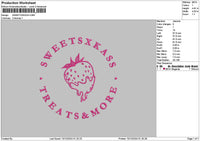 Sweetstext 02 Embroidery File 6 sizes
