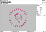 Sweetstext 02 Embroidery File 6 sizes