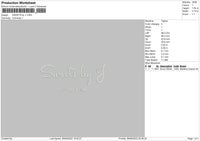 Sweets By J Text E,broidery File 5 sizes