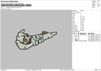 Swoosh Appa Cloud Embroidery File 4 sizes