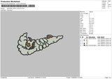 Swoosh Appa Cloud Embroidery File 4 sizes