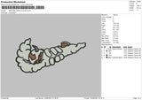 Swoosh Appa Cloud Embroidery File 4 sizes