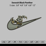 Swoosh Black Panther 5 size