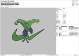 Swoosh Hulk Embroidery File 6 sizes