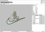 Swoosh Kurapika0912 Embroidery File 6 sizes