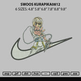 Swoosh Kurapika0912 Embroidery File 6 sizes
