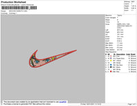 Swoosh Anime Bundle Embroidery File 9 Swoosh