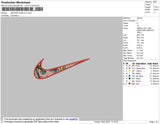 Swoosh Anime Bundle Embroidery File 9 Swoosh