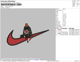 Swoosh Obito Embroidery File 4 size