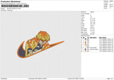 Swoosh Zenitsu Embroidery File