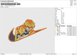 Swoosh Zenitsu Embroidery File