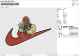 Swoosh Kane Embroidery File 6 sizes