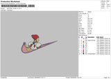 Swoosh Hisoka V2 Embroidery File 4 size