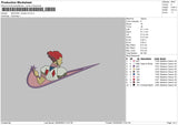 Swoosh Hisoka V2 Embroidery File 4 size