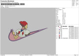 Swoosh Hisoka V2 Embroidery File 4 size