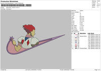 Swoosh Hisoka V2 Embroidery File 4 size