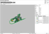 Swoosh Goblin1610 Embroidery File 6 sizes