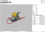 Swoosh Minato Embroidery File 6 sizes