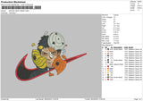 Swoosh Obito Mask Embroidery File 6 sizes