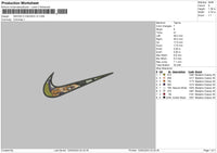 Swoosh x Kakashi Embroidery File 6 sizes