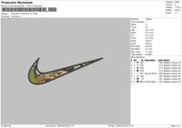 Swoosh x Kakashi Embroidery File 6 sizes