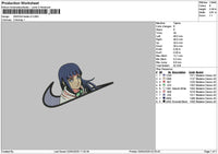 Swoosh Hinata V2 Embroidery File 6 sizes