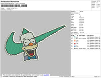 Swoosh Homer Embroidery File 4 size