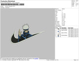 Swoosh Tokoyami Embroidery File 4 size