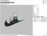 Swoosh Tokoyami Embroidery File 4 size