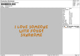 Syndrometext 02 Embroidery File 6 sizes