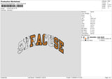 Syracuse Embroidery File 6 sizes