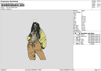 Sza2205 Embroidery File 6 sizes