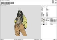 Sza2205 Embroidery File 6 sizes